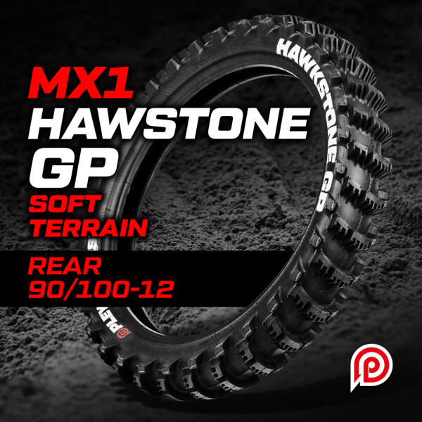 90/100-12 Soft MX1 HAWKSTONE GP Rear