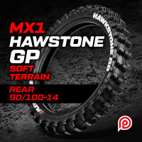 90/100-14 Soft MX1 HAWKSTONE GP Rear