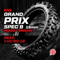 140/80-18 EN1 Grand Prix Rear Spec B 15mm